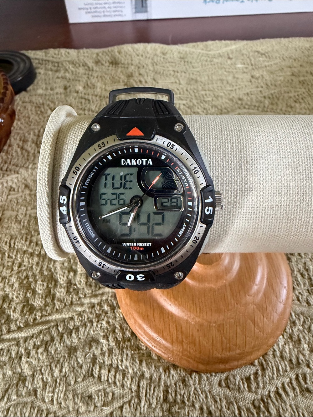 Dakota Black Digital-Analog Sports Watch